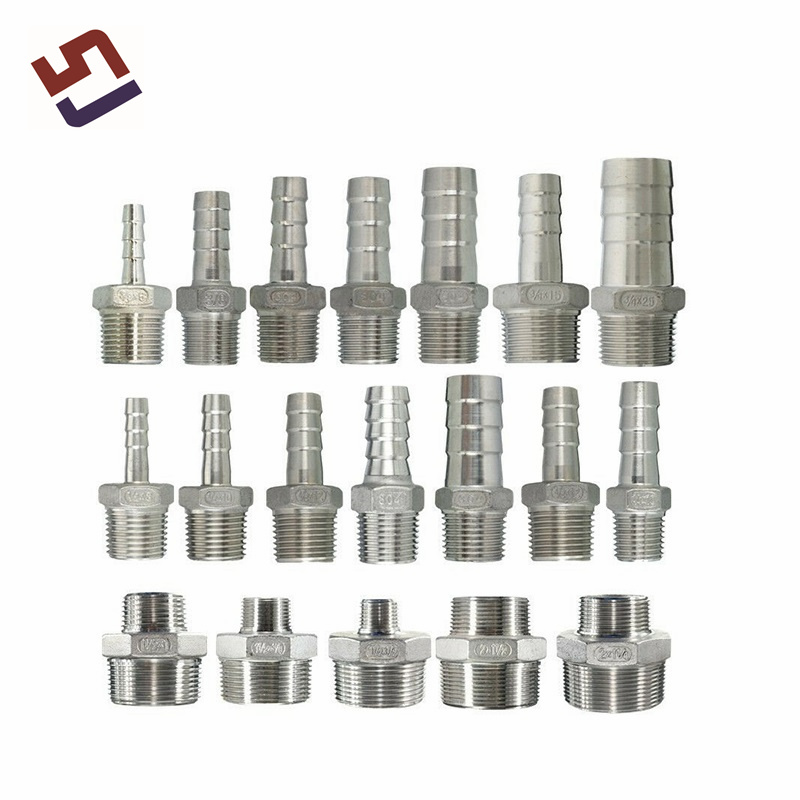 OEM Precision Casting Female Hose Fitting Hydraulic Hose Connector Double Hexagon Pipe Fittings